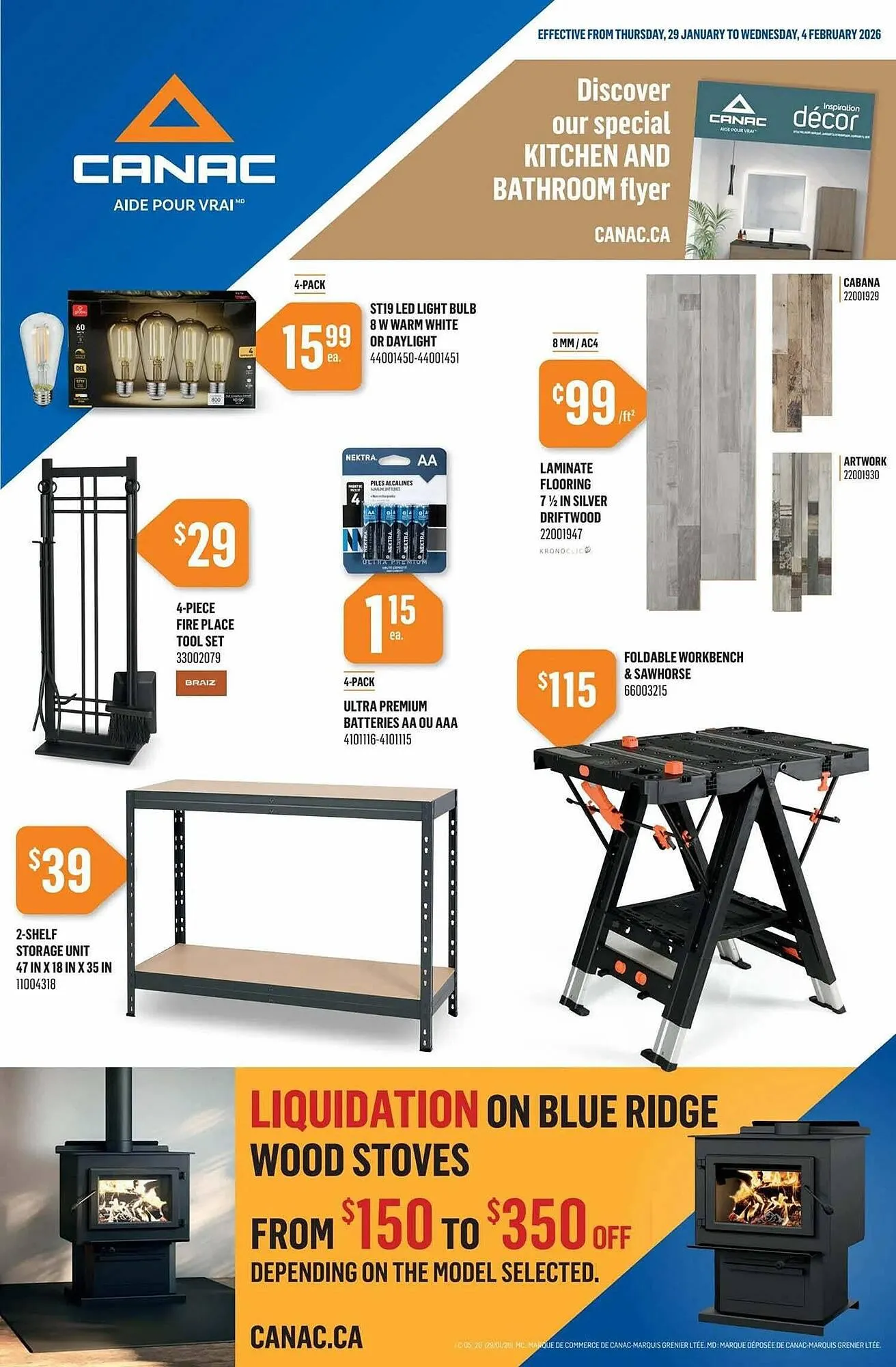 Canac flyer from January 30 to February 6 2026 - flyer page 1