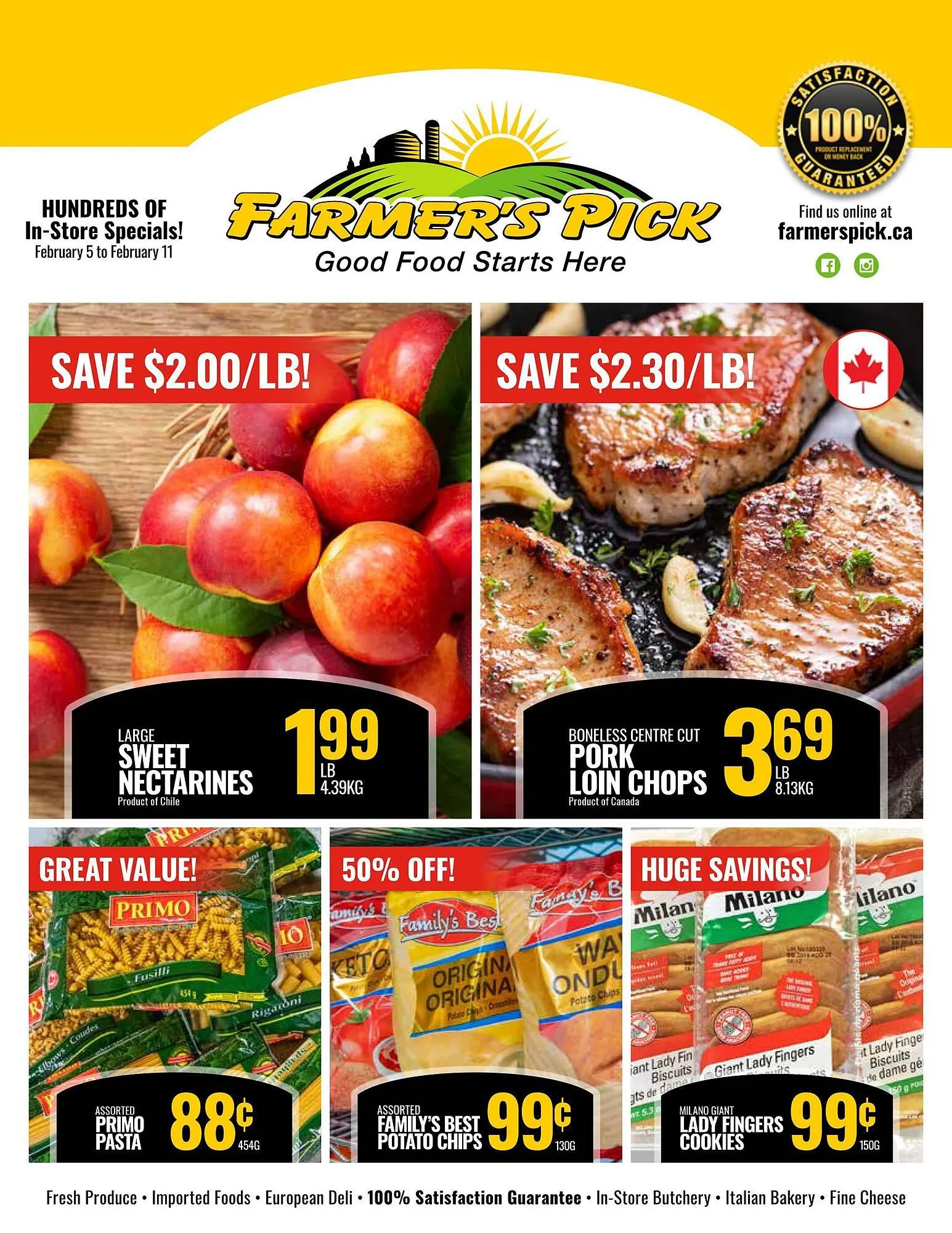 Farmer's Pick flyer from February 5 to February 11 2026 - flyer page 1