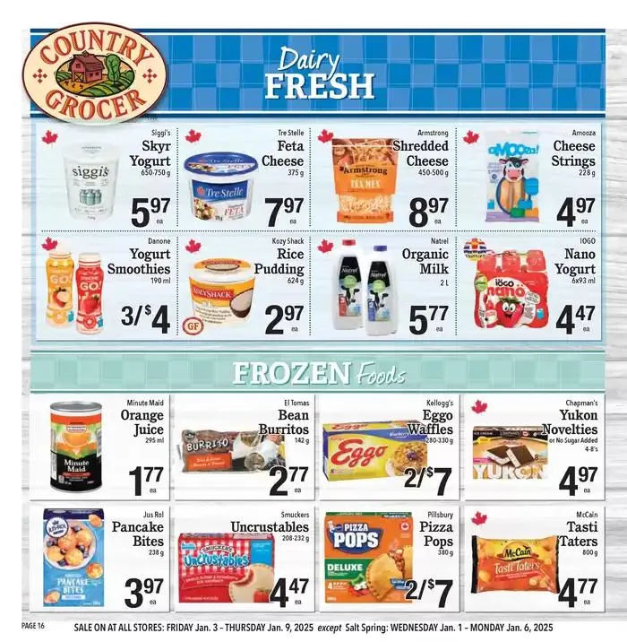 Offers for bargain hunters from January 1 to January 8 2025 - flyer page 16