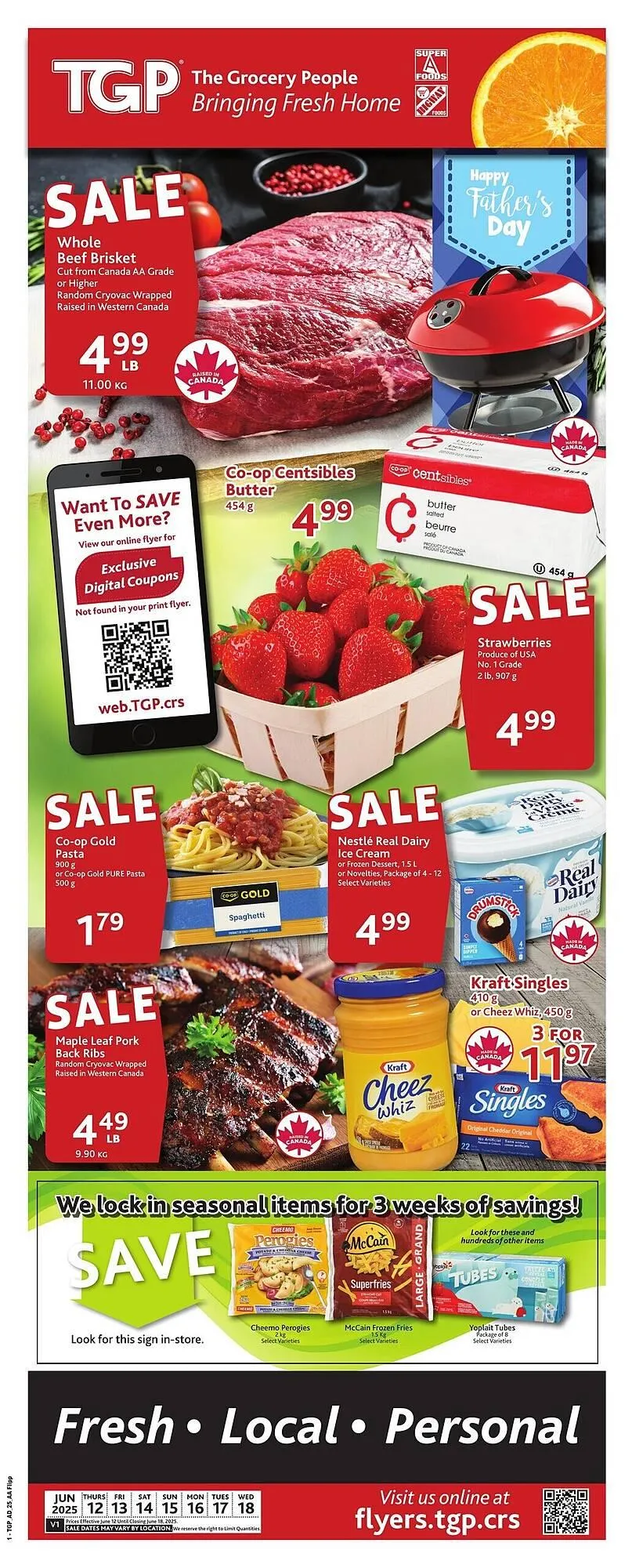 TGP The Grocery People flyer from June 12 to July 2 2025 - flyer page 1