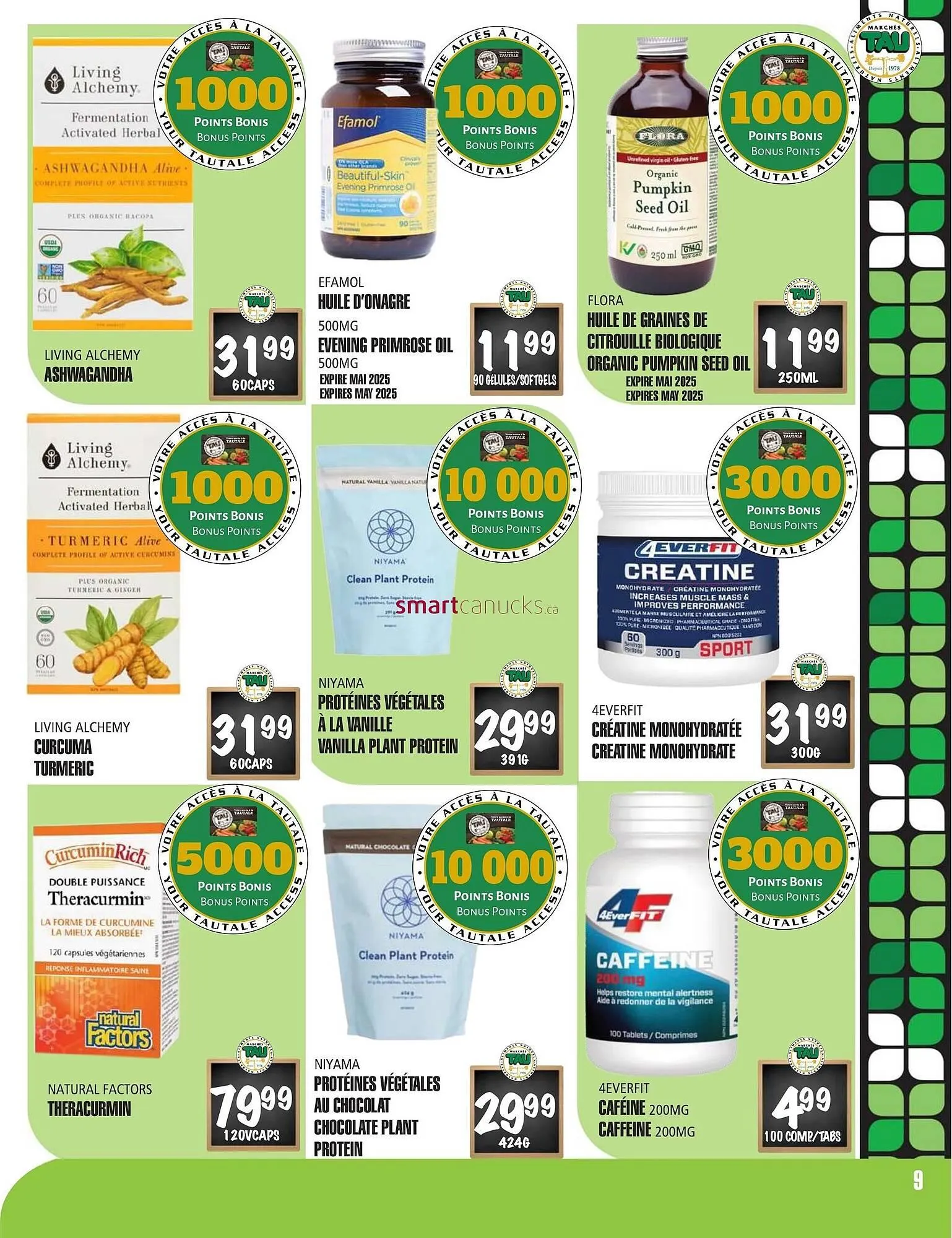 Marches Tau flyer from September 30 to October 13 2024 - flyer page 9