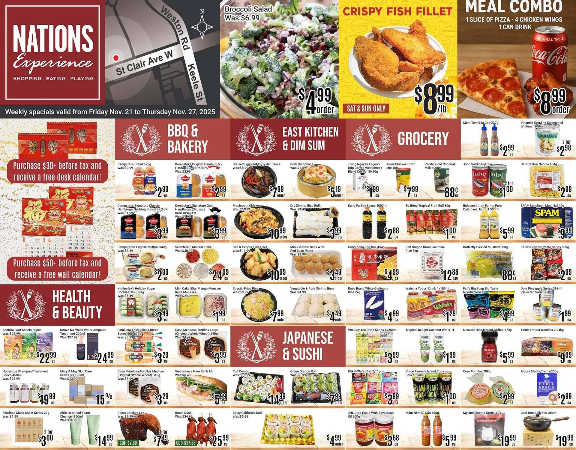 Nations Fresh Foods flyer from November 21 to November 28 2025 - flyer page 1