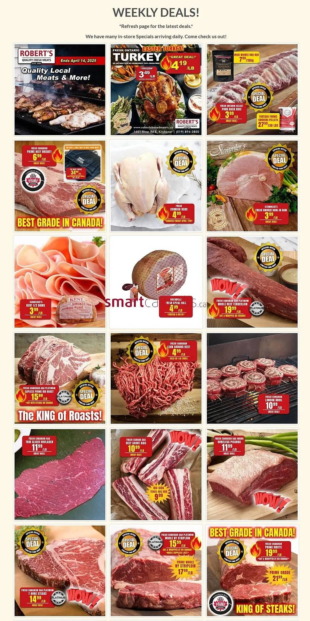 Roberts Fresh and Boxed Meats flyer - 1
