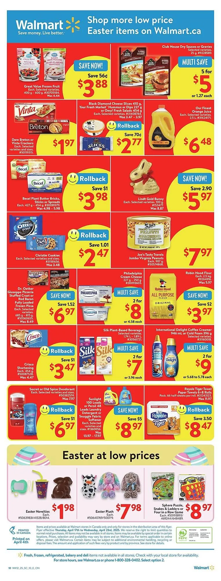 Walmart flyer from April 17 to April 23 2025 - flyer page 3