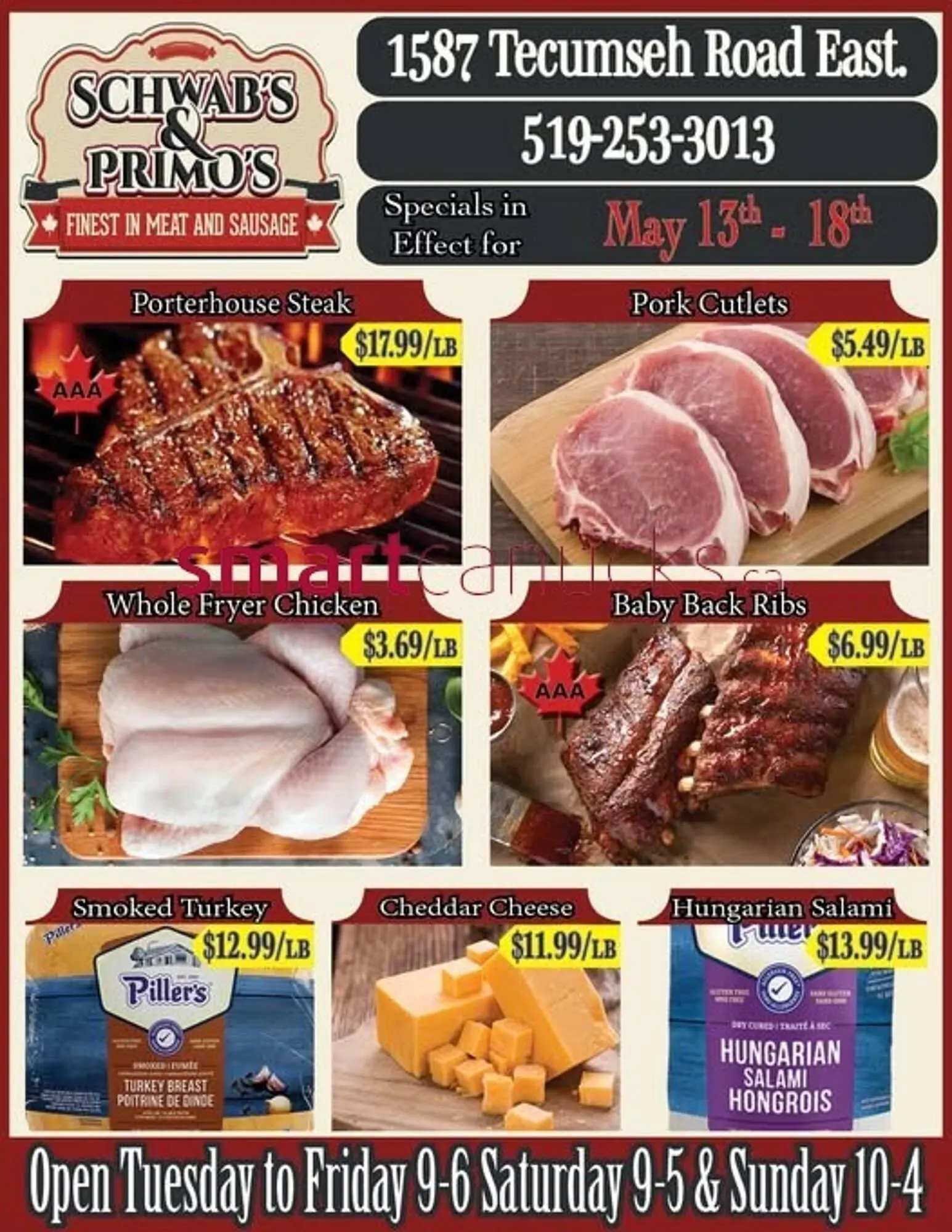 Schwabs & Primos flyer - 1