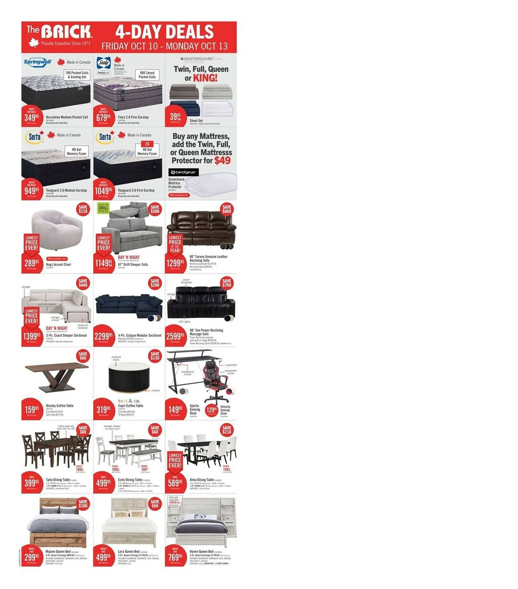 The Brick flyer from October 10 to October 13 2025 - flyer page 1