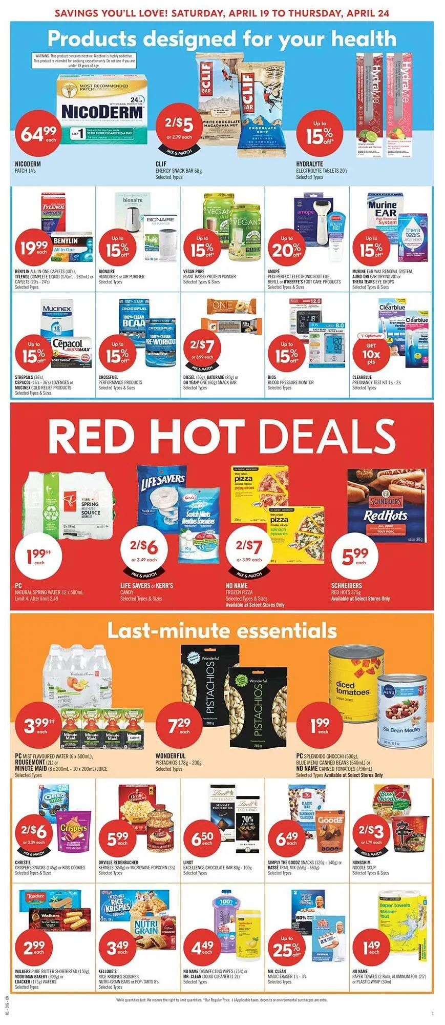 Shoppers Drug Mart flyer from April 19 to April 25 2025 - flyer page 18