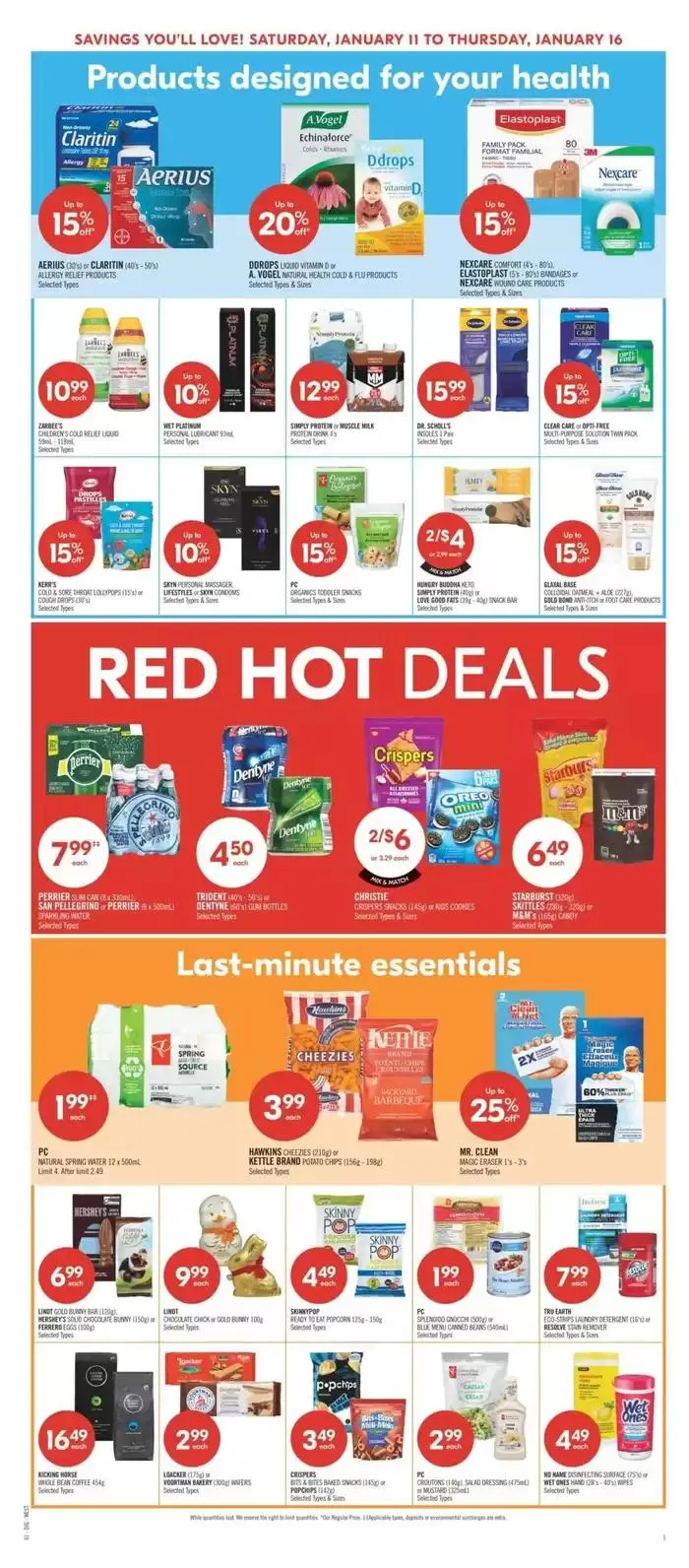 Shoppers Drug Mart Weekly ad from January 11 to January 16 2025 - flyer page 9