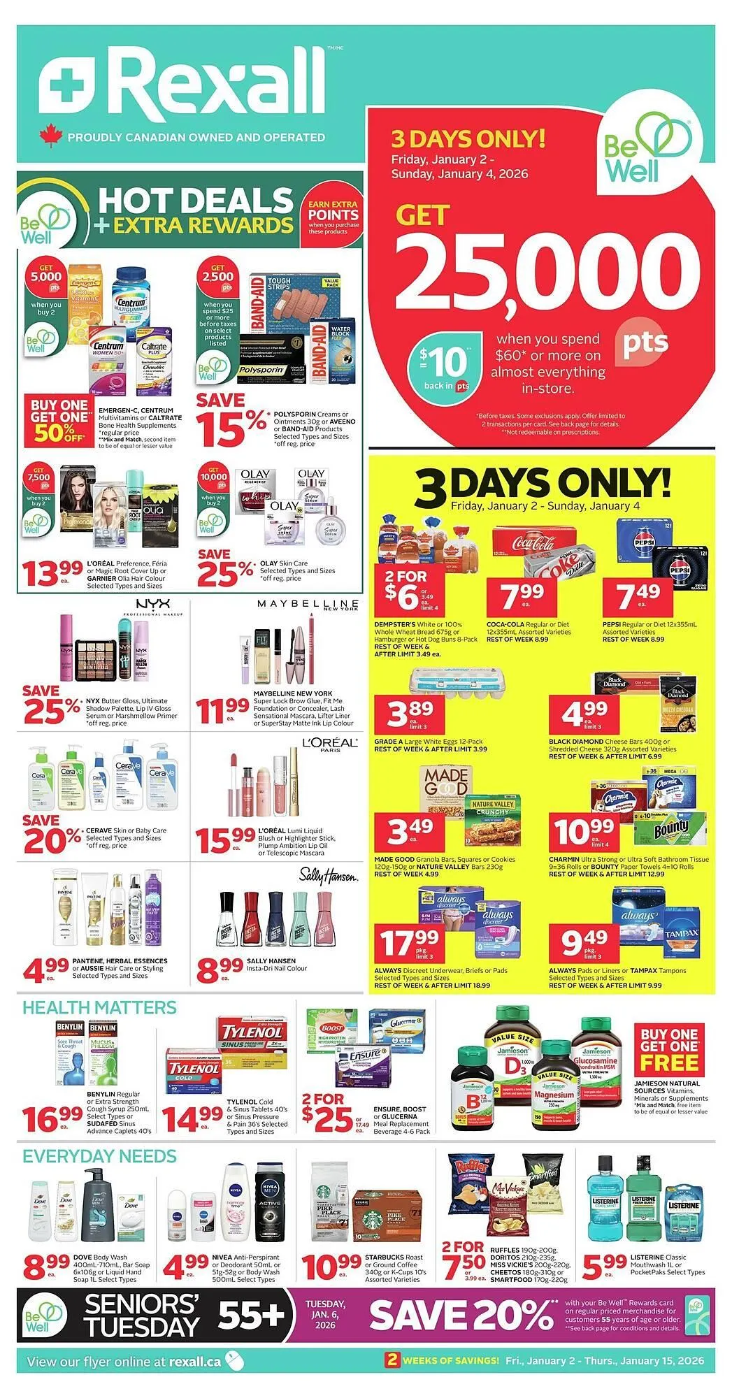Rexall flyer from January 2 to January 9 2026 - flyer page 2