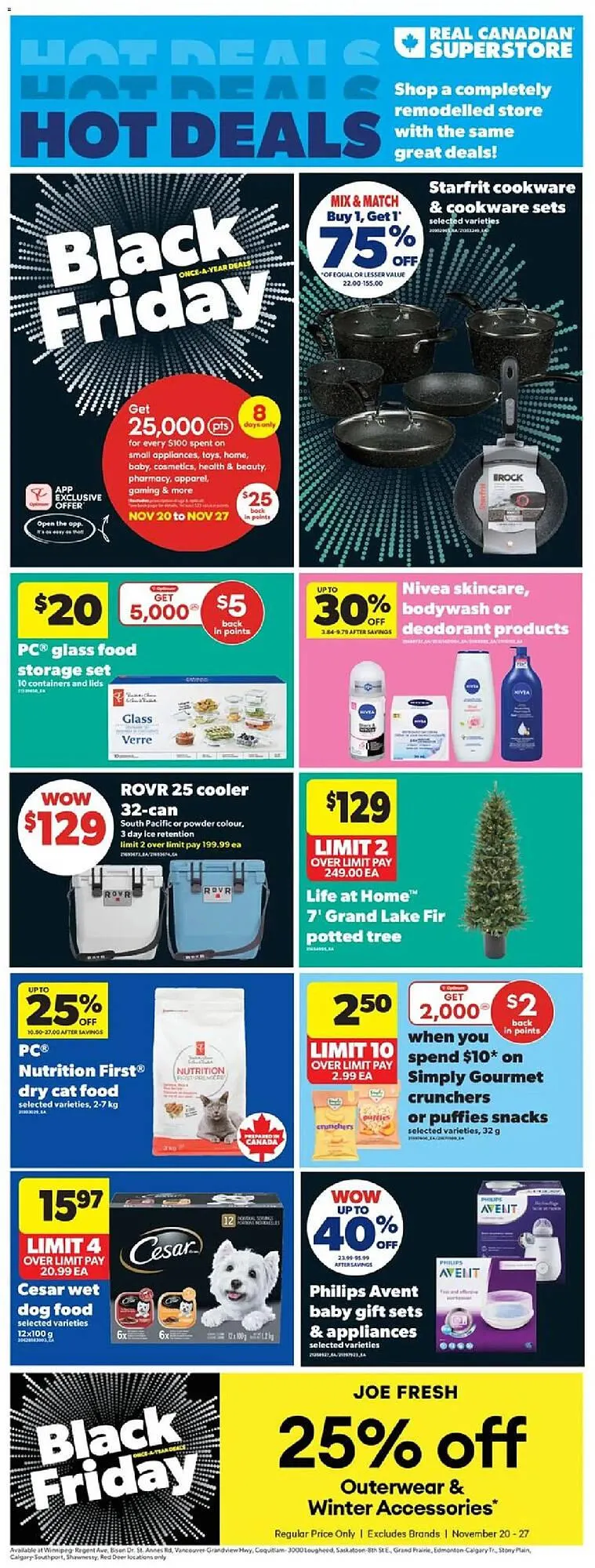 Real Canadian Superstore flyer from November 20 to November 27 2025 - flyer page 1