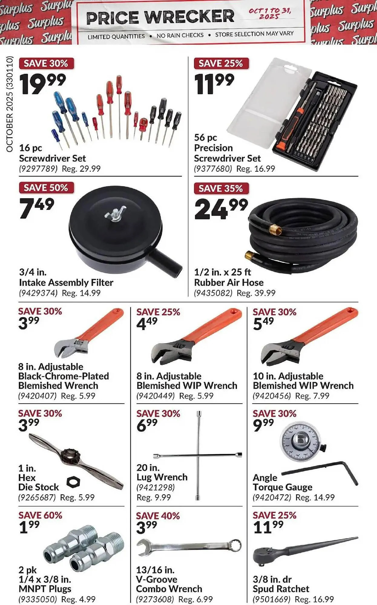 Princess Auto flyer from October 1 to November 1 2025 - flyer page 19