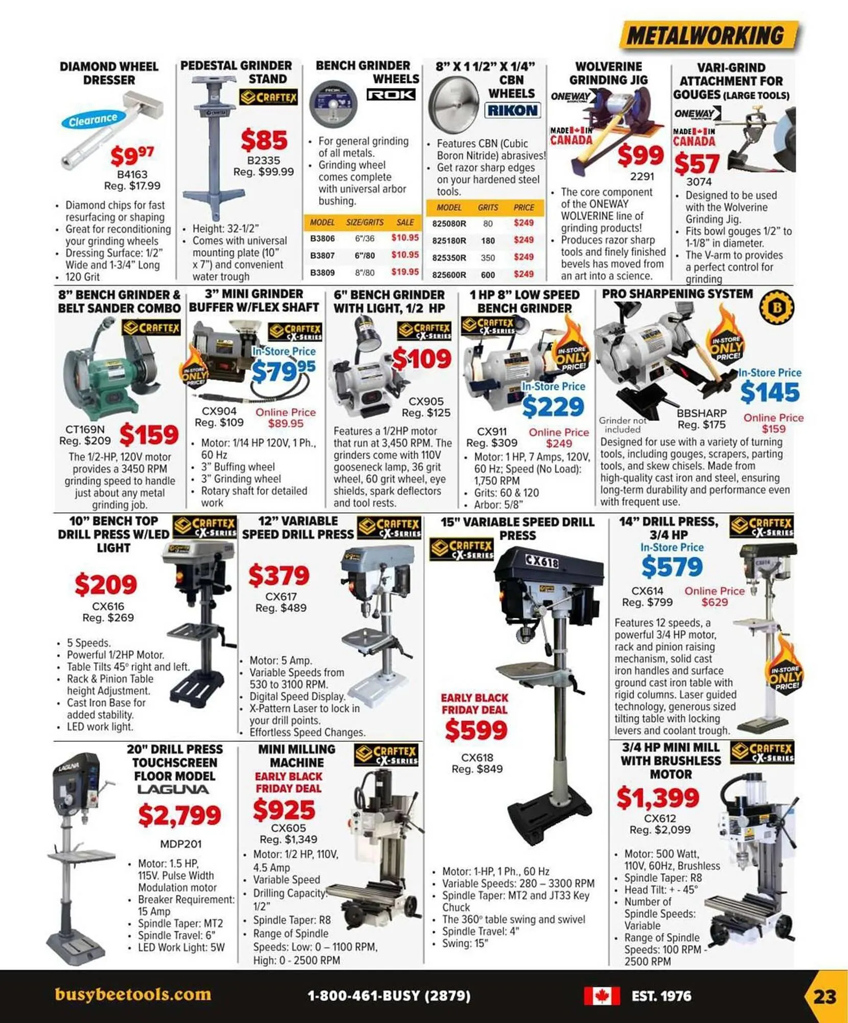 Busy Bee Tools flyer from November 10 to January 10 2026 - flyer page 23