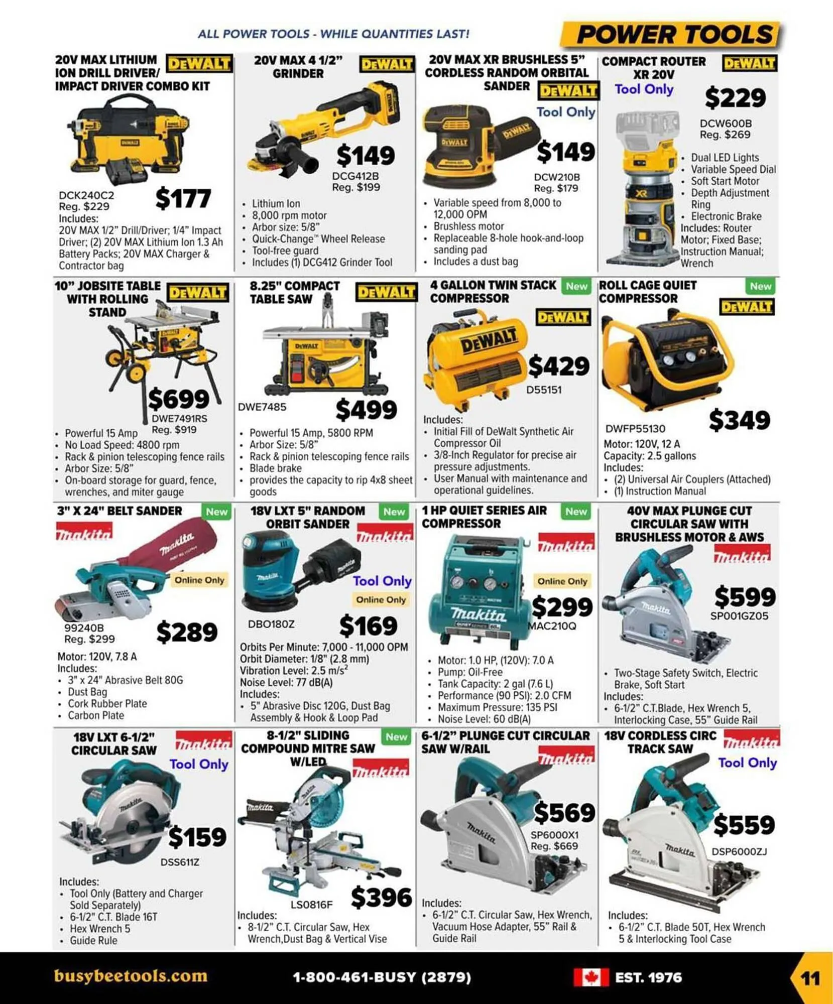 Busy Bee Tools flyer from April 5 to May 31 2025 - flyer page 11