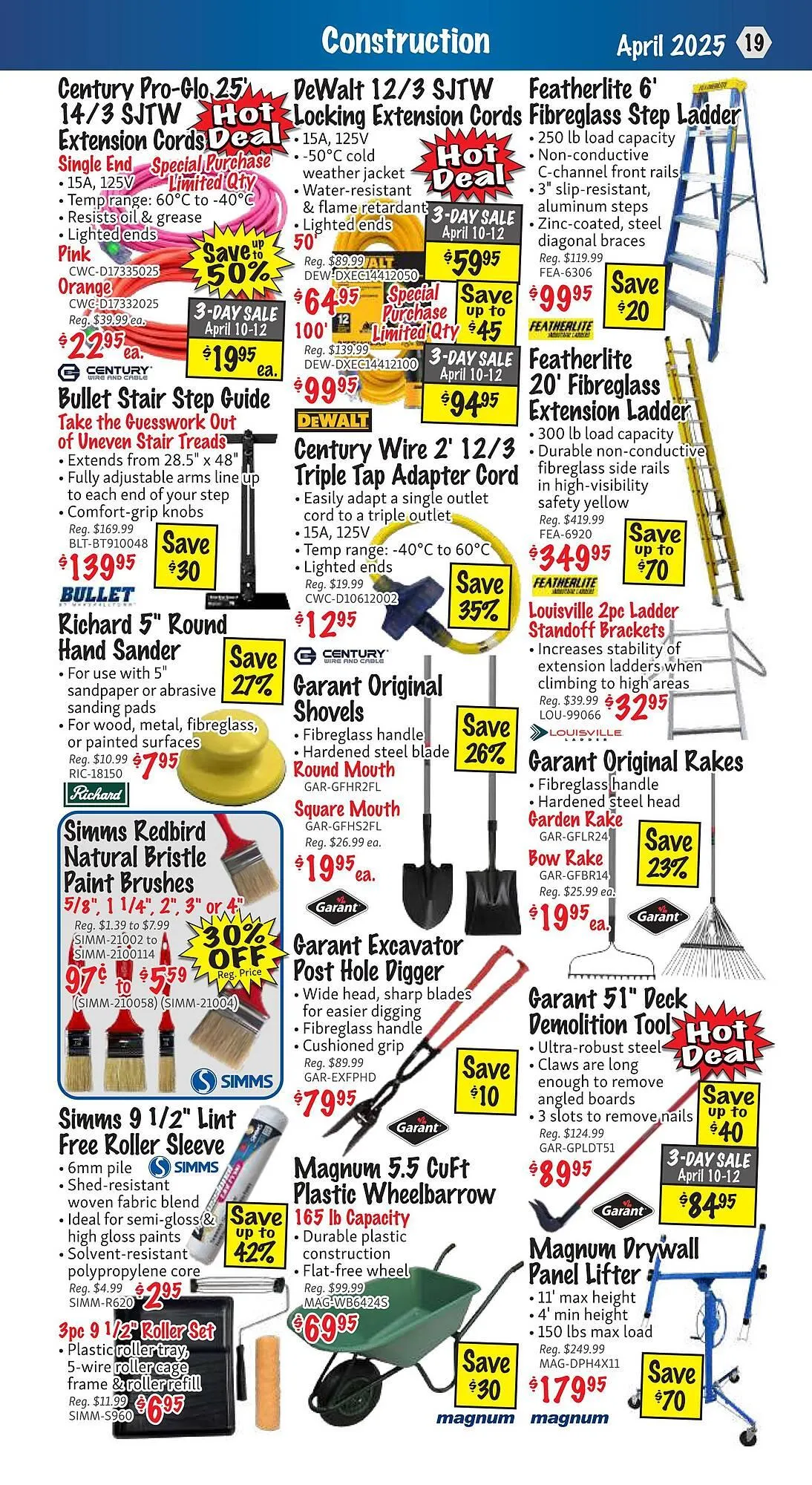 KMS Tools flyer from April 1 to April 30 2025 - flyer page 19