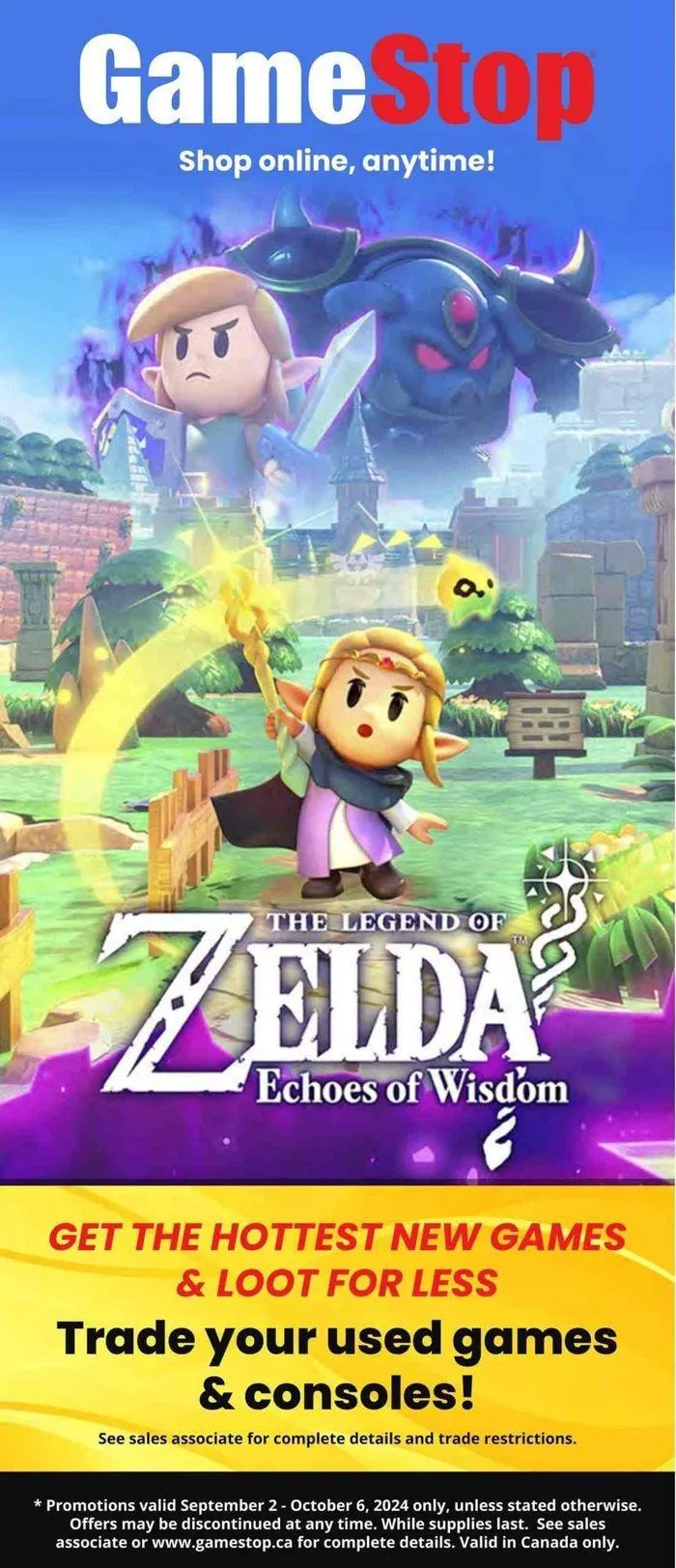 Game Stop Weekly ad from September 2 to October 6 2024 - flyer page 1