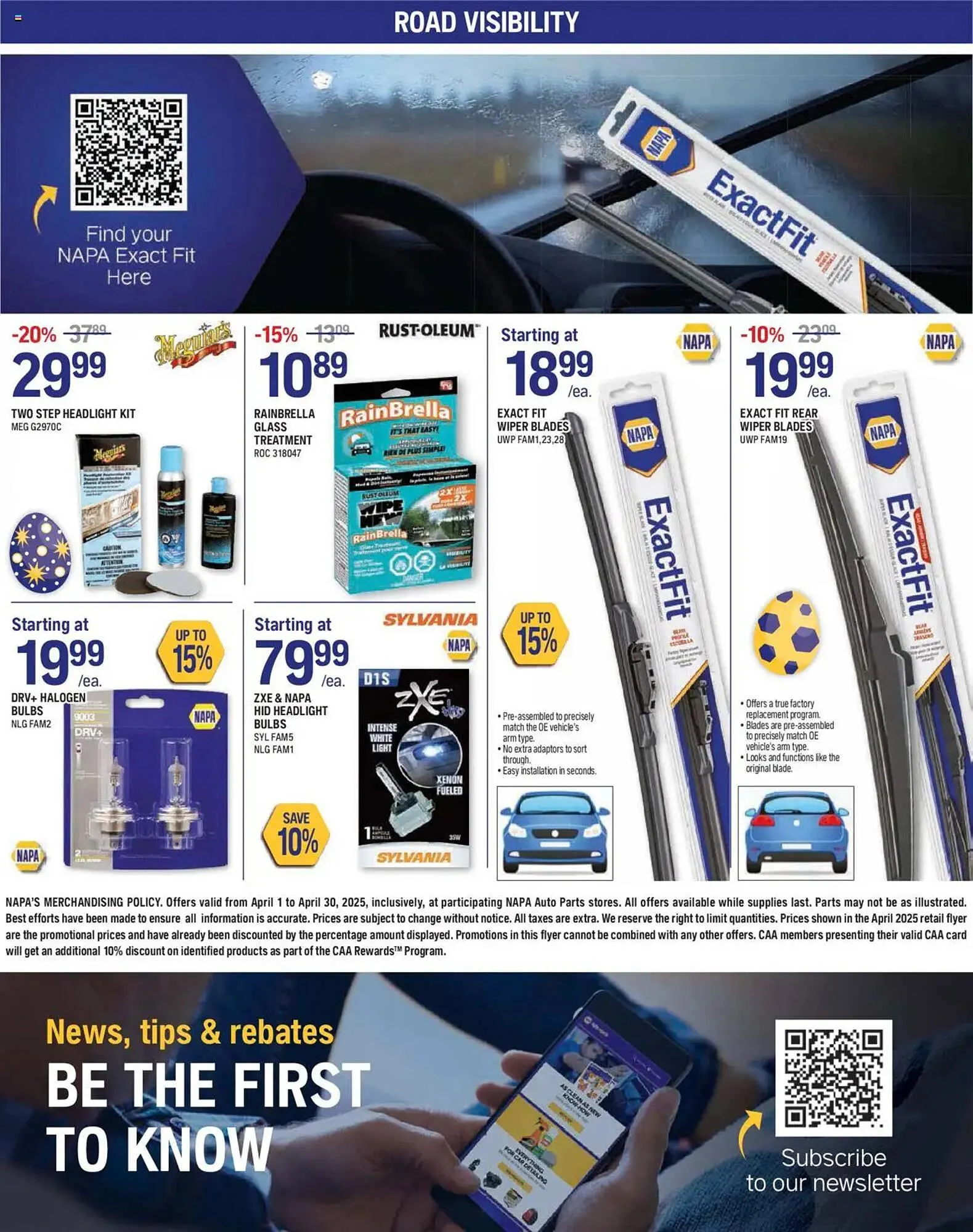 NAPA Auto Parts flyer from April 1 to April 30 2025 - flyer page 8