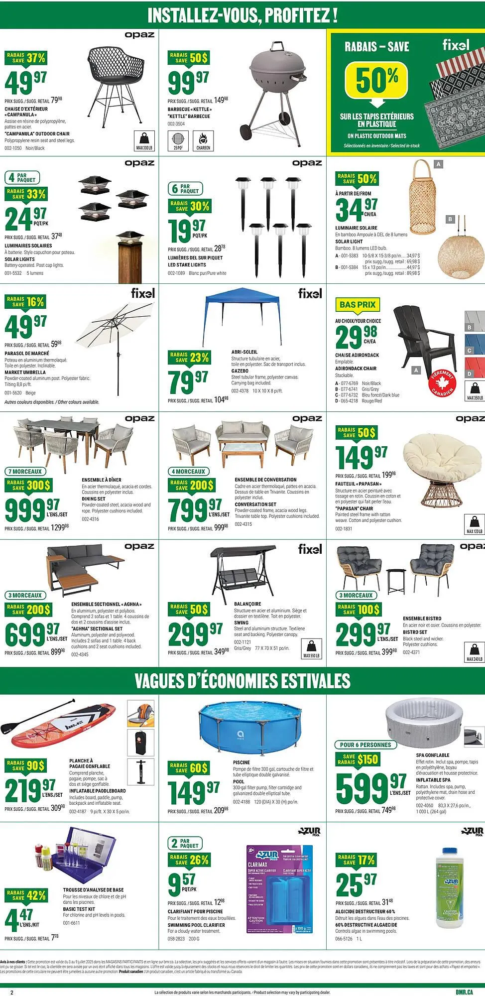 BMR flyer from July 3 to July 9 2025 - flyer page 2