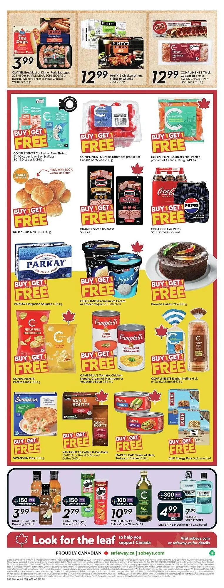 Safeway flyer from October 23 to October 29 2025 - flyer page 4