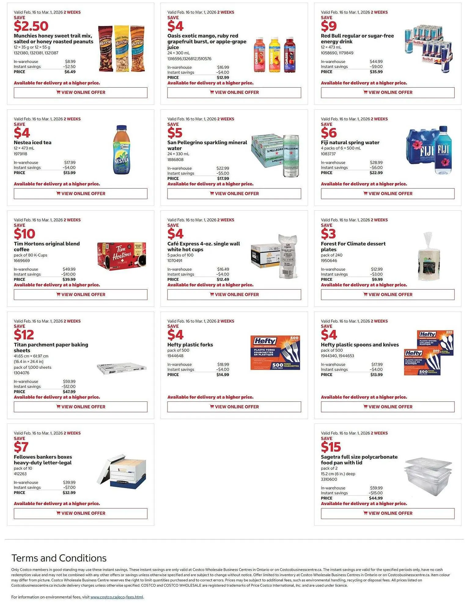Costco flyer from February 16 to March 2 2026 - flyer page 2