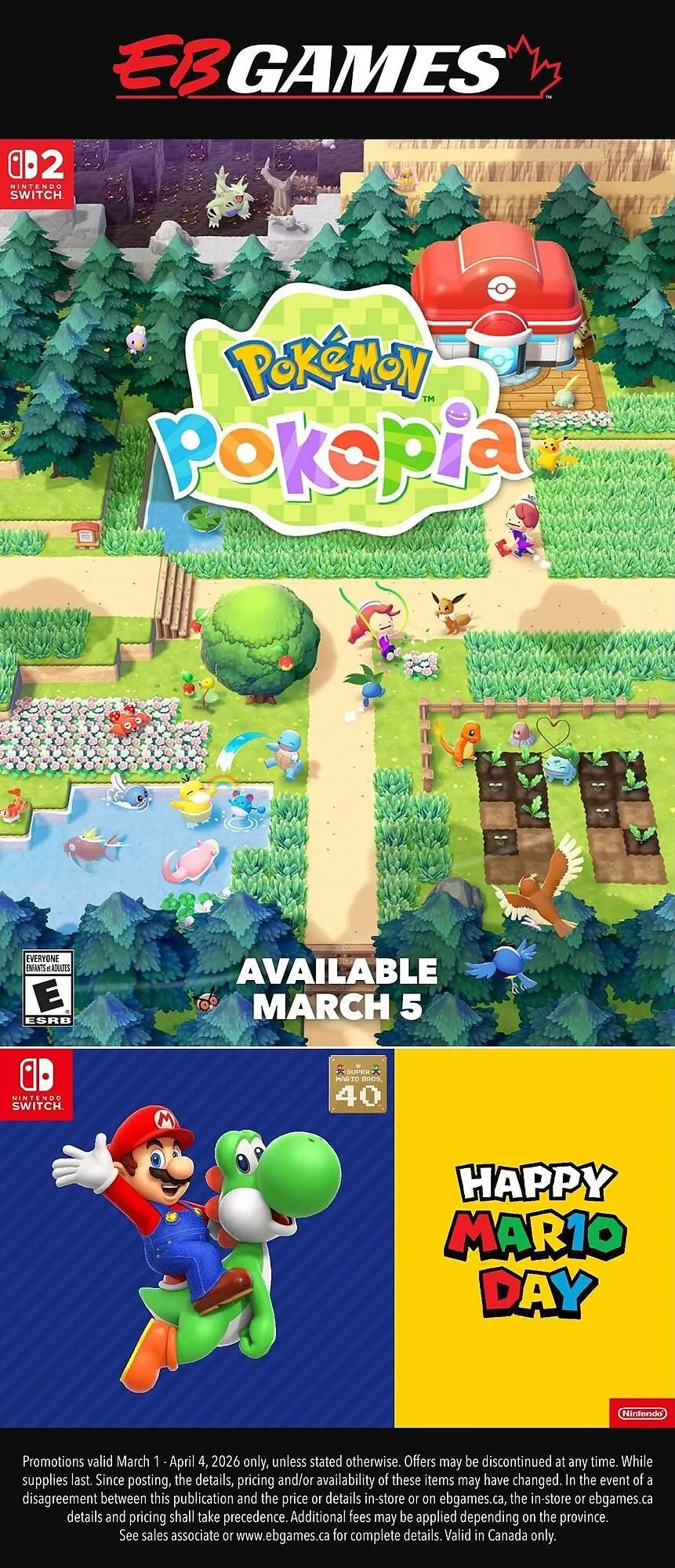 EB Games flyer from March 1 to April 4 2026 - flyer page 1