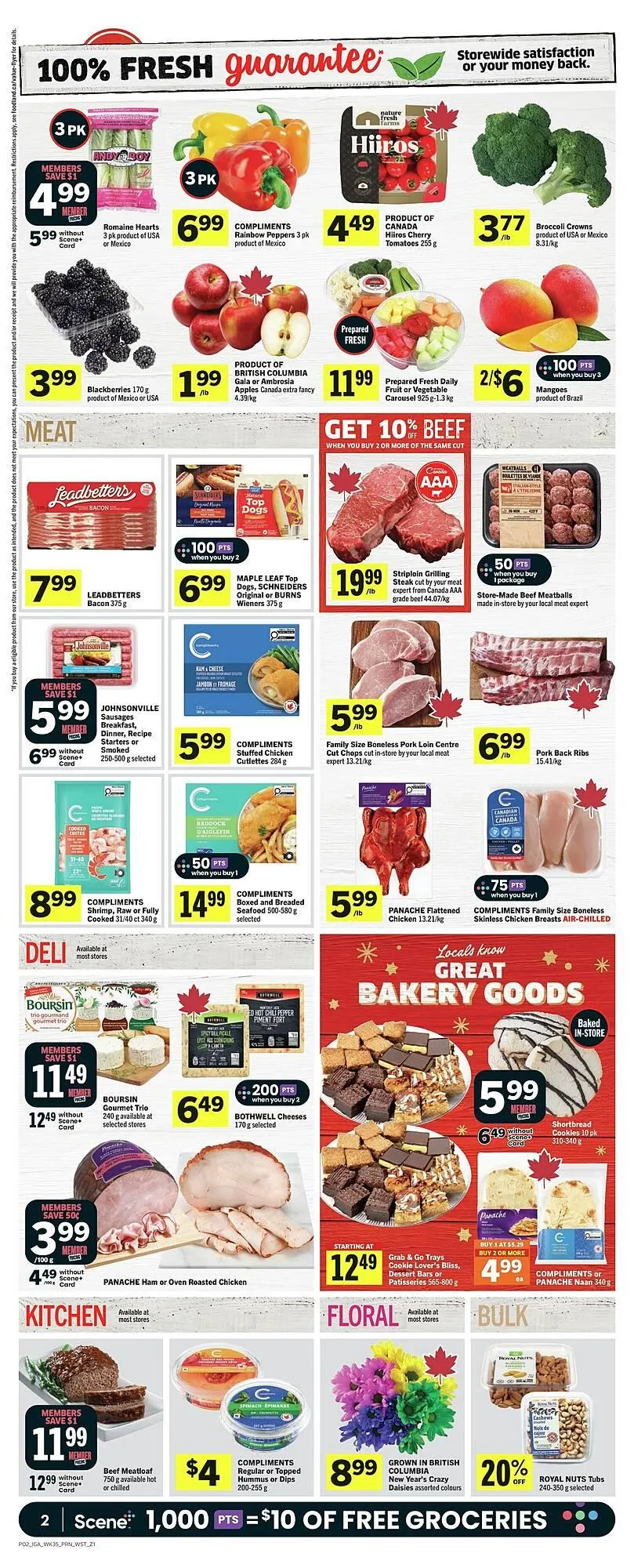 IGA flyer from December 25 to January 1 2026 - flyer page 3