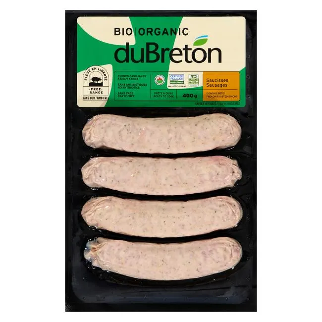 Du Breton Org Sausages Roasted Onion