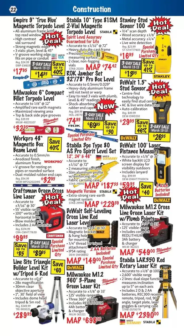 KMS Tools  from March 13 to March 31 2025 - flyer page 22