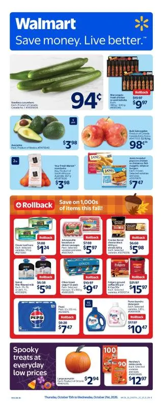 Walmart Flyer from October 15 to October 21 2026 - flyer page 1