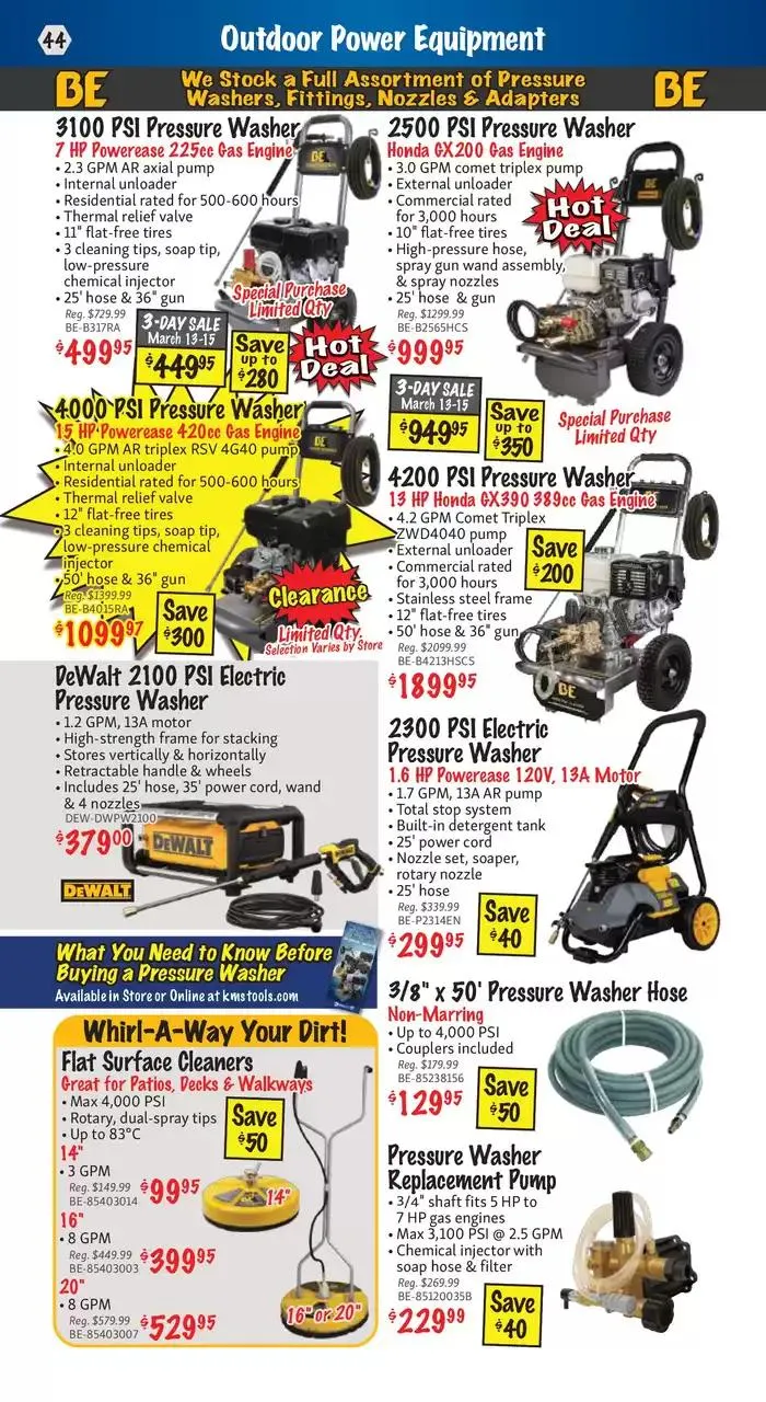 KMS Tools from March 13 to March 31 2025 - flyer page 44