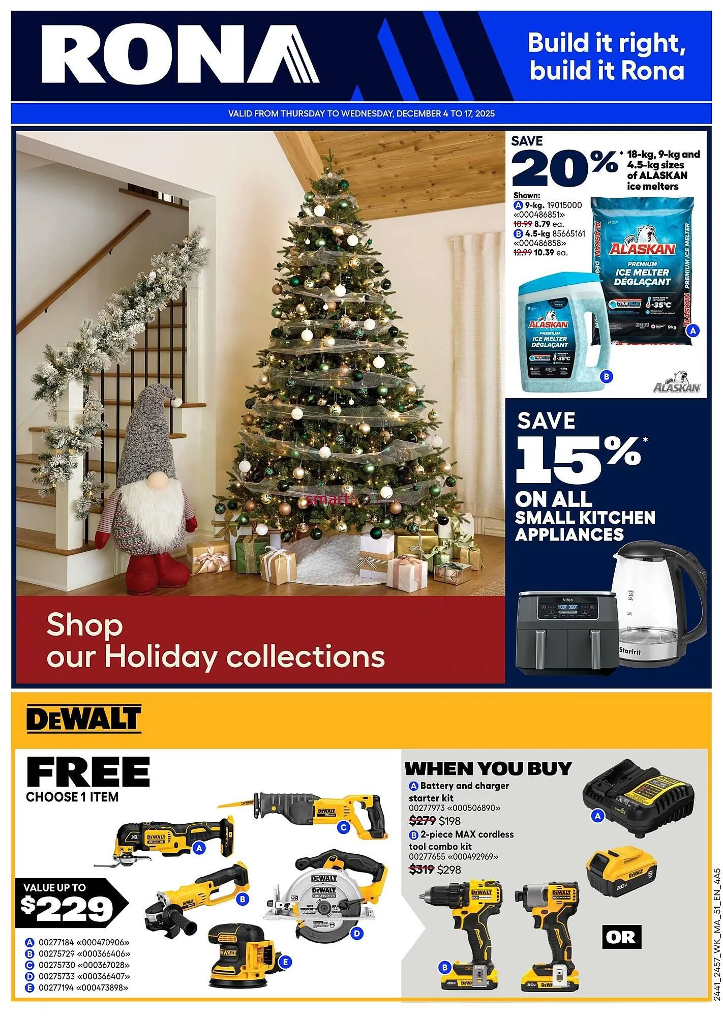 RONA flyer from December 4 to December 17 2025 - flyer page 1
