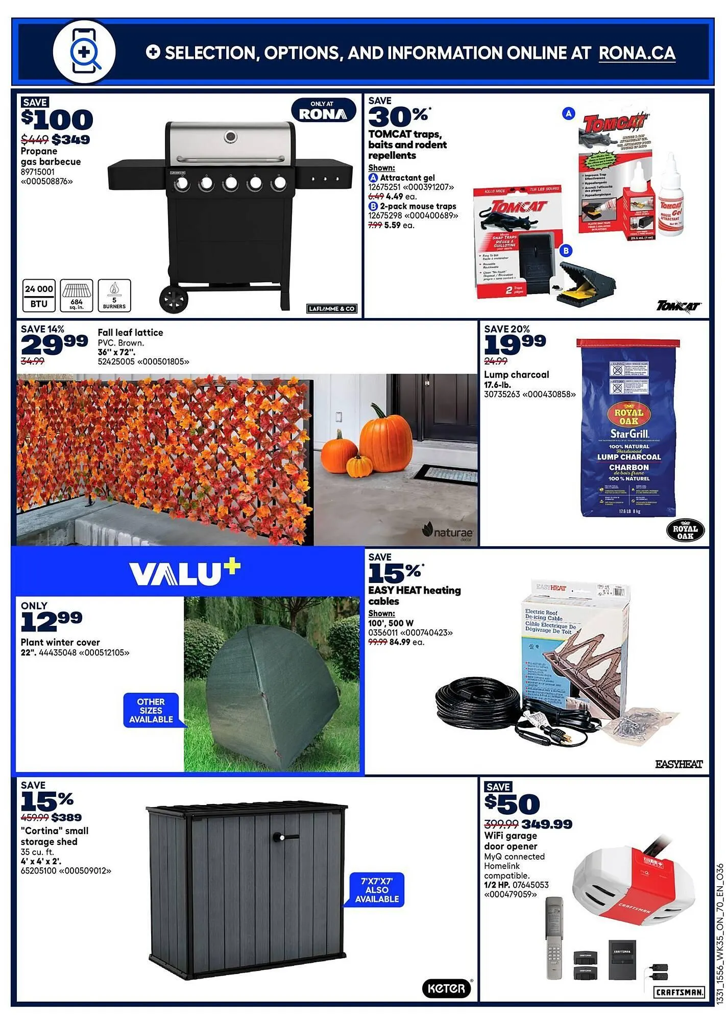 RONA flyer from September 26 to October 17 2025 - flyer page 9