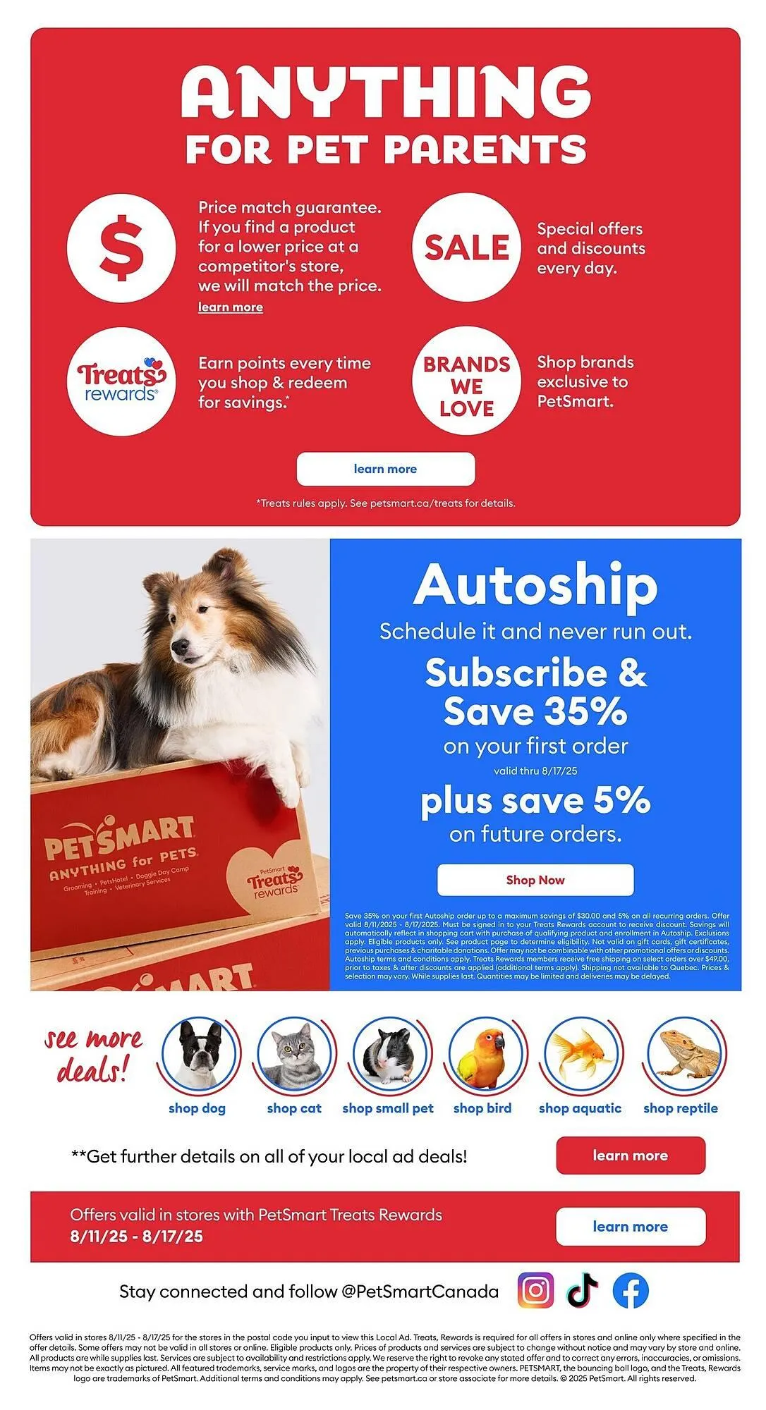 Petsmart flyer from August 10 to August 16 2025 - flyer page 11