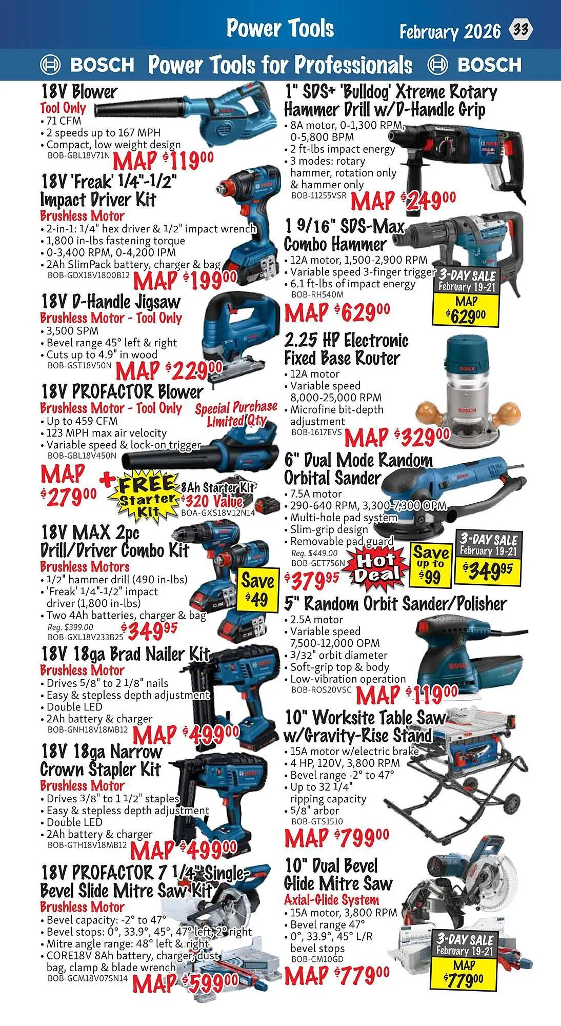 KMS Tools flyer from February 1 to February 28 2026 - flyer page 33