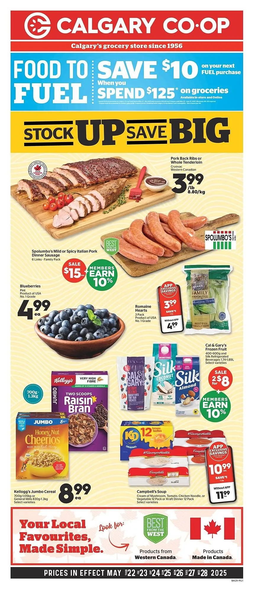 Calgary Co-op flyer from May 22 to June 11 2025 - flyer page 1