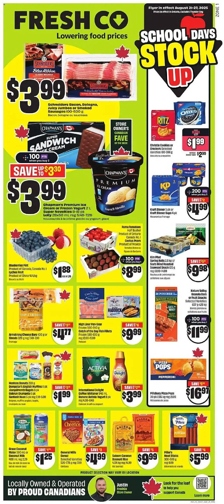 FreshCo flyer from August 21 to August 27 2025 - flyer page 1