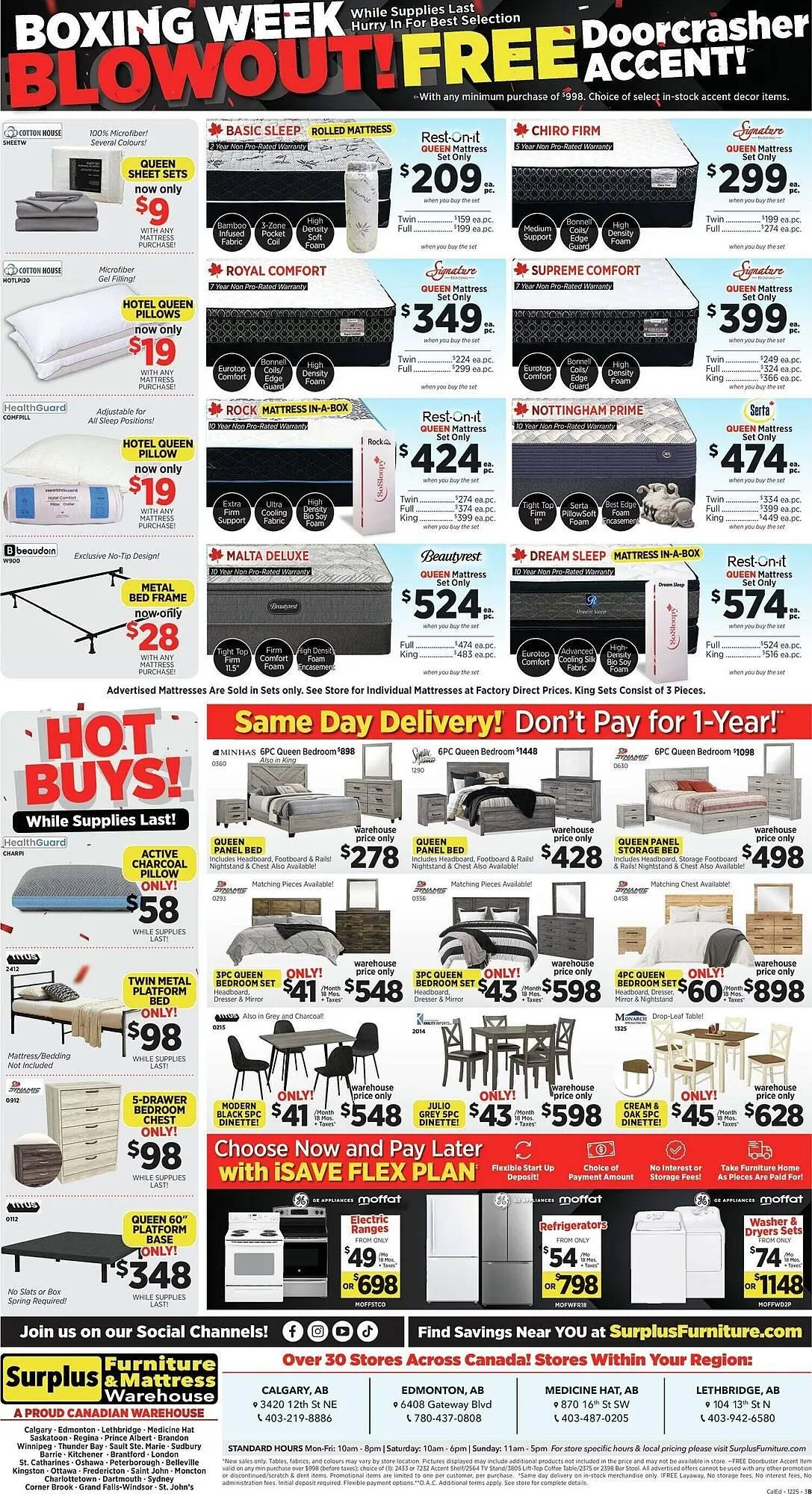Surplus Furniture flyer from December 22 to December 29 2025 - flyer page 2