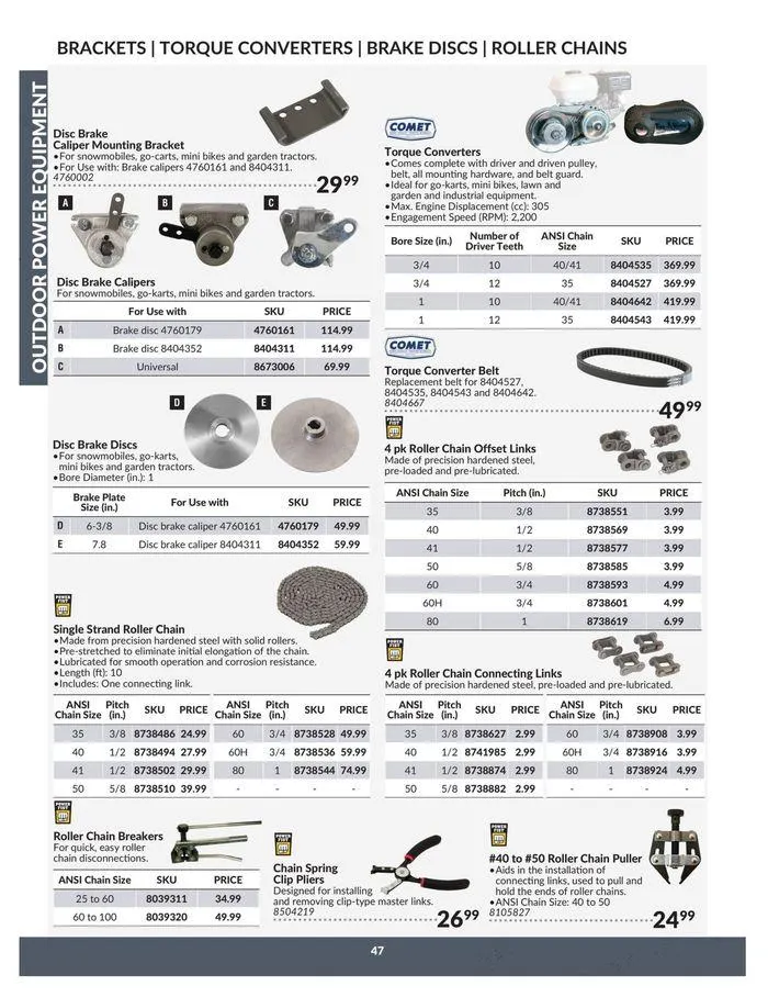 OUTDOOR POWER EQUIPMENT from April 23 to April 22 2025 - flyer page 47