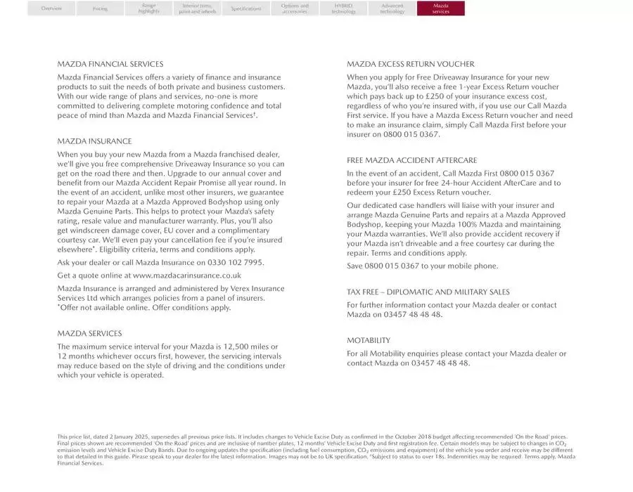 Mazda2 HYBRID from February 21 to February 21 2026 - flyer page 25