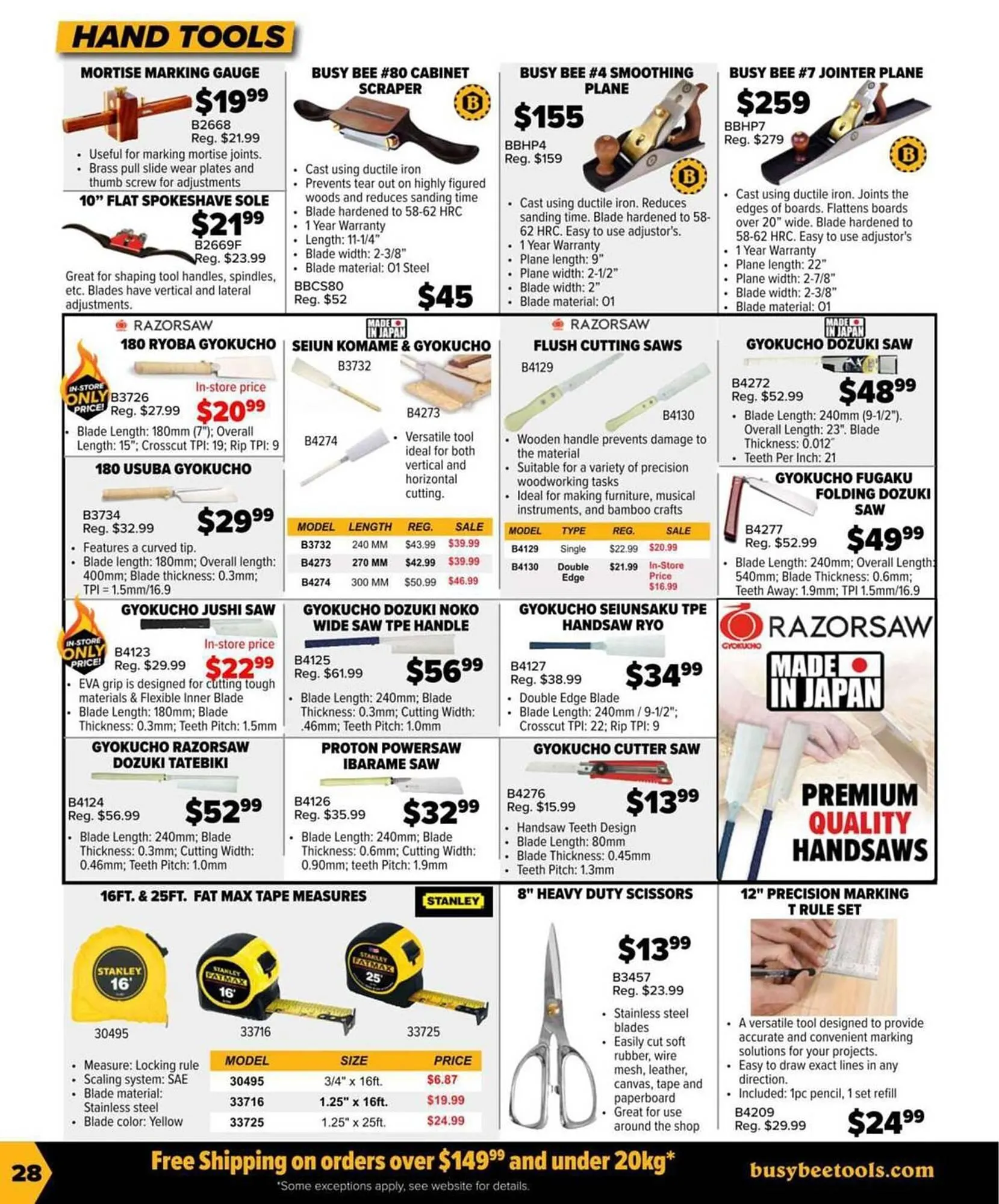 Busy Bee Tools flyer from April 5 to May 31 2025 - flyer page 28