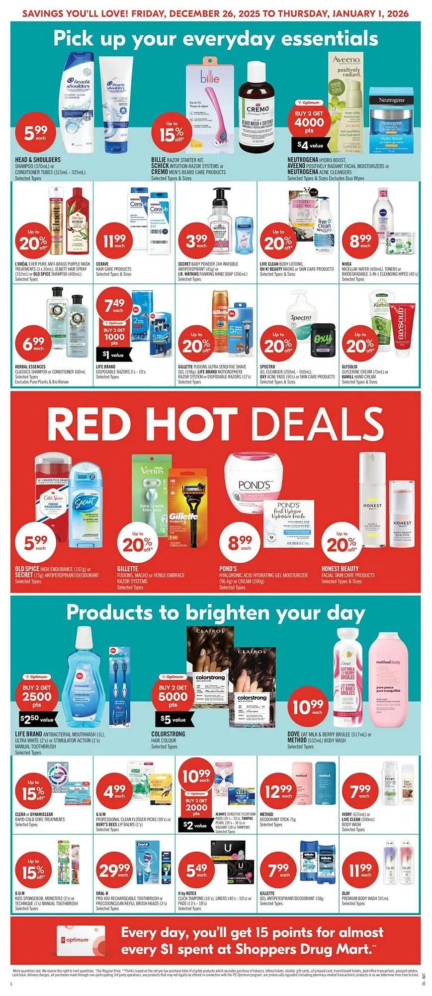 Shoppers Drug Mart flyer from December 25 to January 1 2026 - flyer page 11