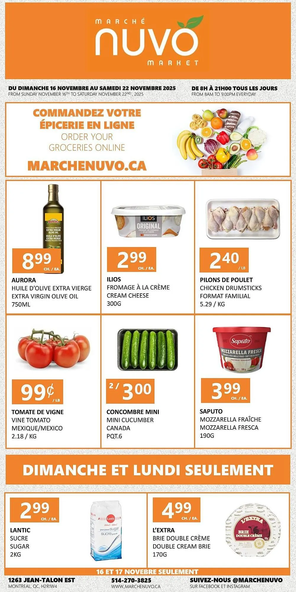 Marche Nuvo flyer from November 16 to November 23 2025 - flyer page 1