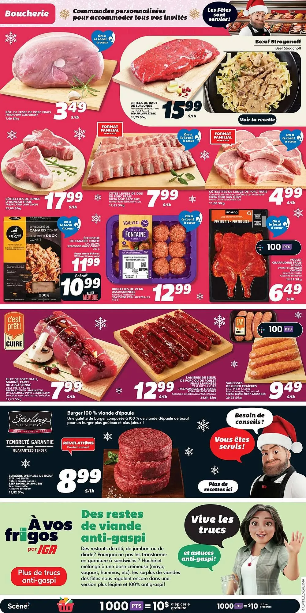 IGA flyer from January 1 to January 7 2026 - flyer page 4