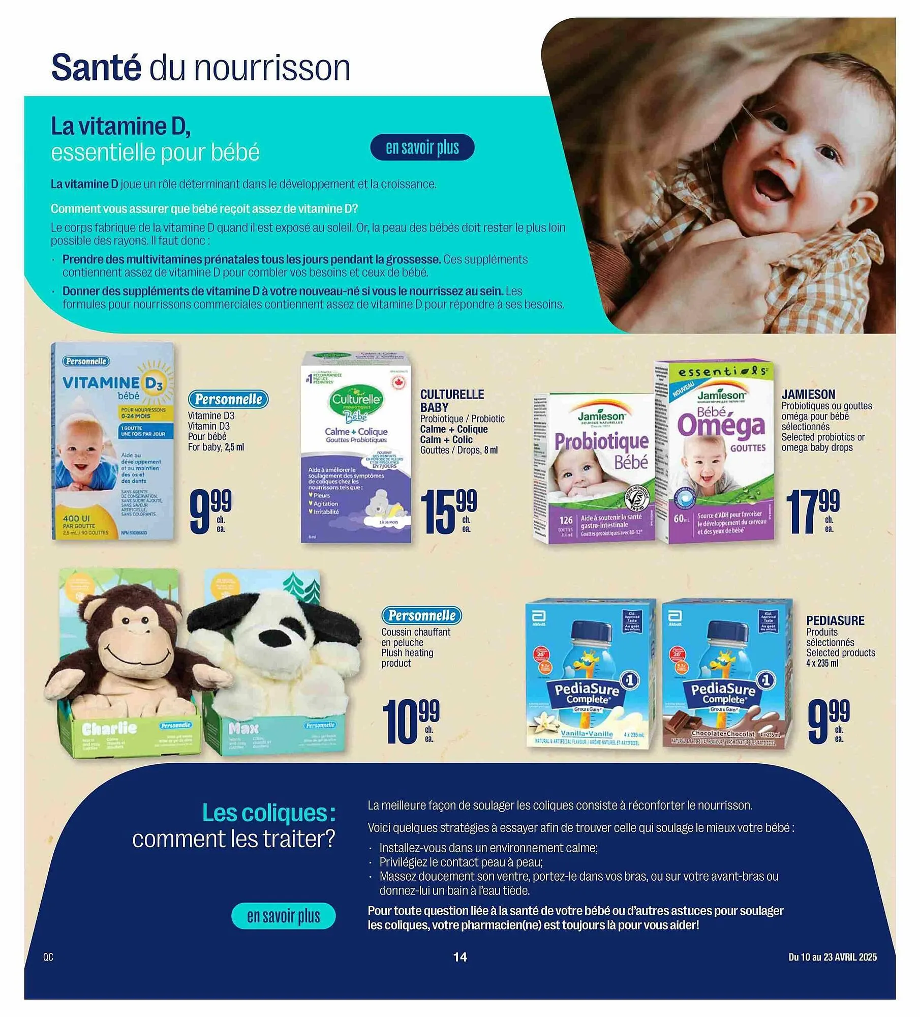 Jean Coutu flyer from April 10 to April 23 2025 - flyer page 14