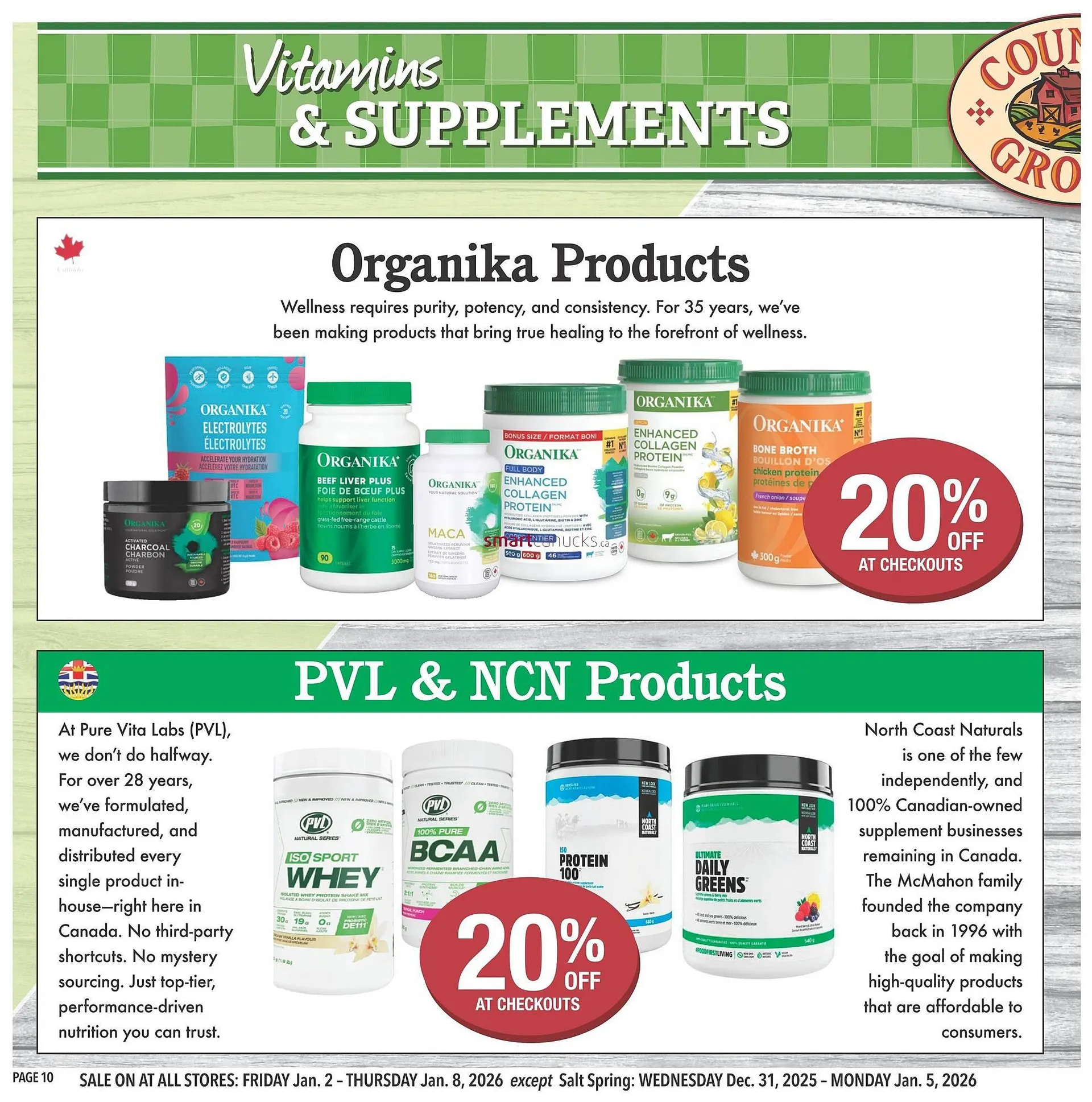 Country Grocer flyer from January 2 to January 8 2026 - flyer page 10