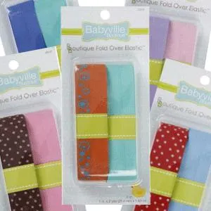 Precut 1" Fold Over Diaper Elastics (2x2 yards) - Babyville