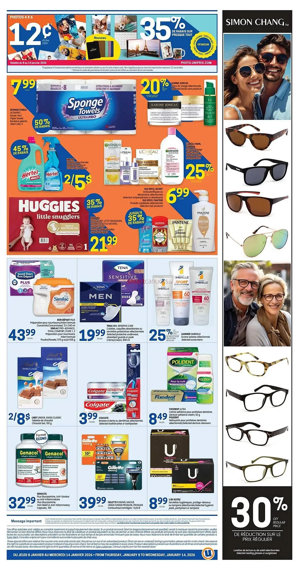 Uniprix flyer from January 8 to January 14 2026 - flyer page 2