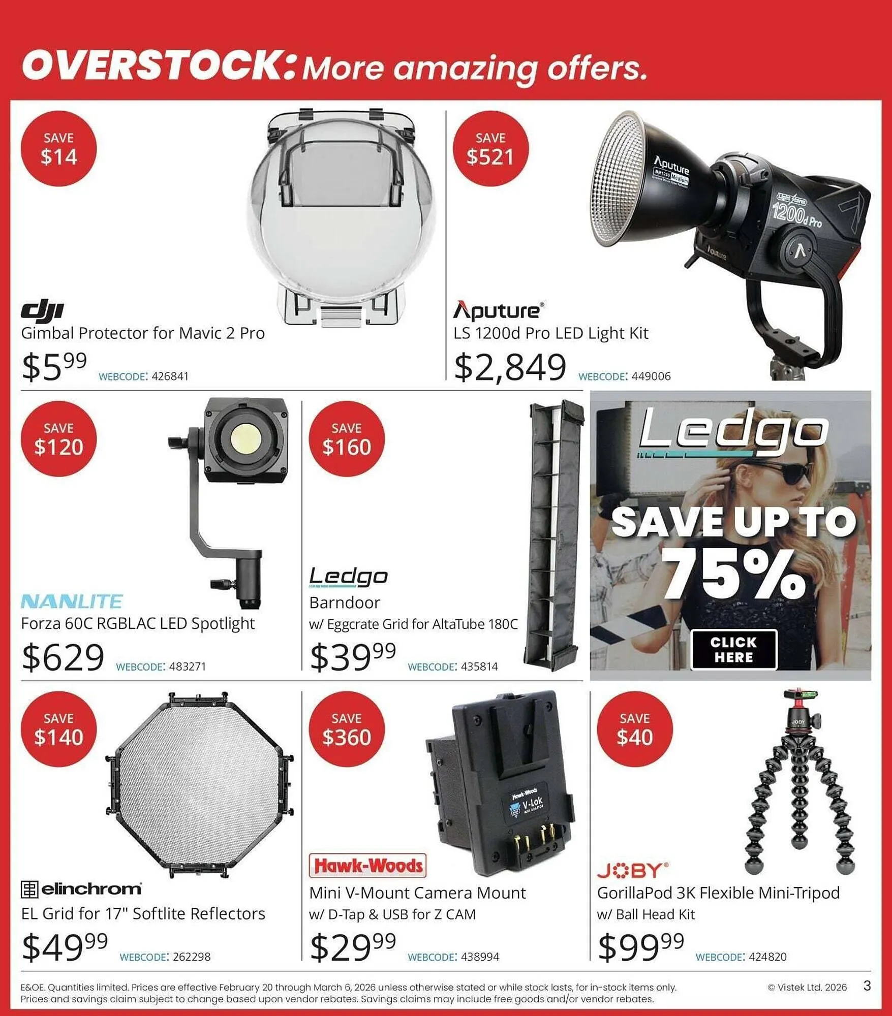 Vistek flyer from February 20 to February 27 2026 - flyer page 3