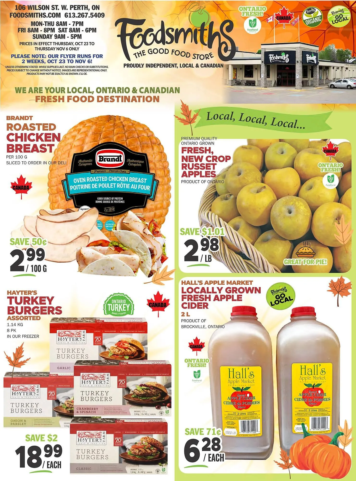 Foodsmiths flyer from October 23 to October 29 2025 - flyer page 1