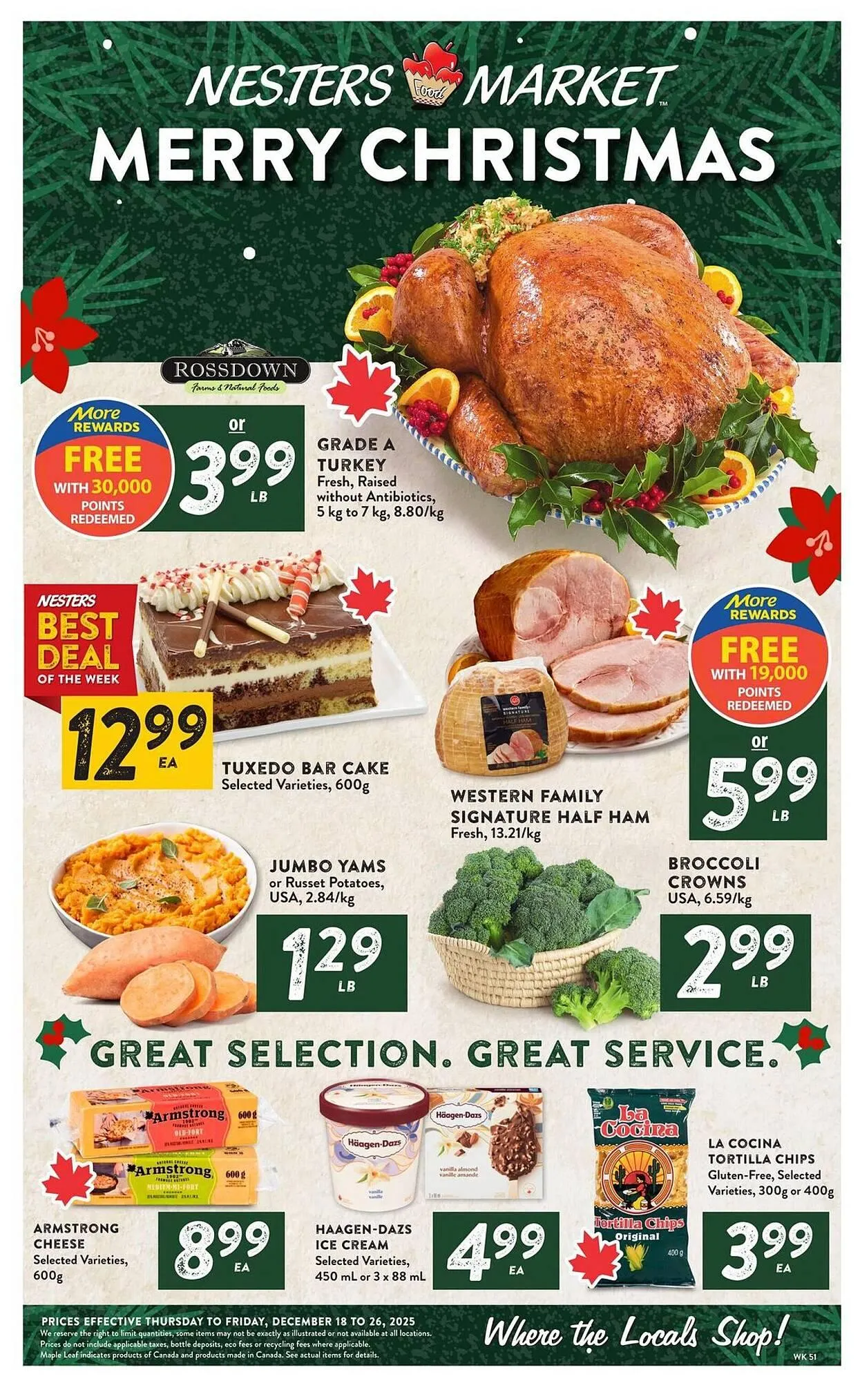 Nesters Market flyer from December 18 to December 26 2025 - flyer page 1
