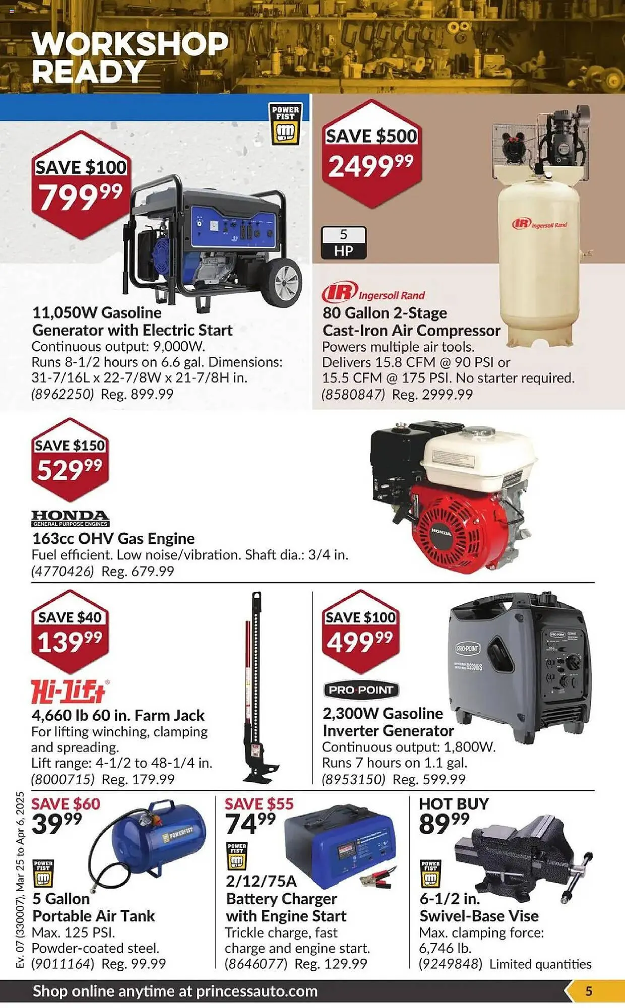 Princess Auto flyer from March 25 to April 6 2025 - flyer page 10